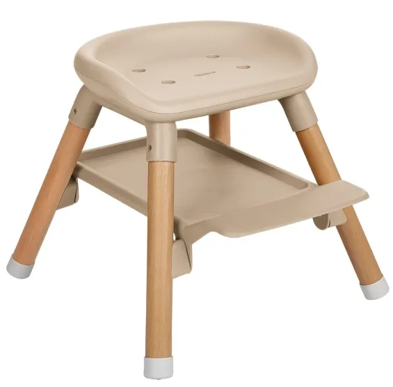 Scaun de masa 6 in 1 Kikkaboo Woody Beige Scaun de masa 6 in 1 Kikkaboo Woody Beige