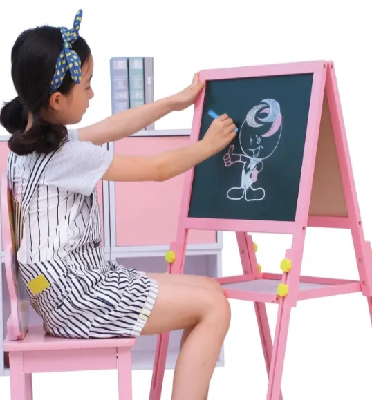 Șevalet pentru copii, roz, cod 2553D Șevalet pentru copii, roz, cod 2553D
