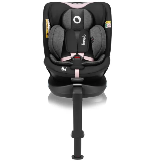 Scaun auto 40-150 cm (i-Size) Isofix Lionelo Navy Black Pink, rotativ 360 Scaun auto 40-150 cm (i-Size) Isofix Lionelo Navy Black Pink, rotativ 360