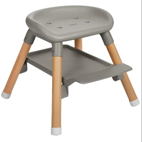 Scaun de masa 6 in 1 Kikkaboo Woody Grey Scaun de masa 6 in 1 Kikkaboo Woody Grey