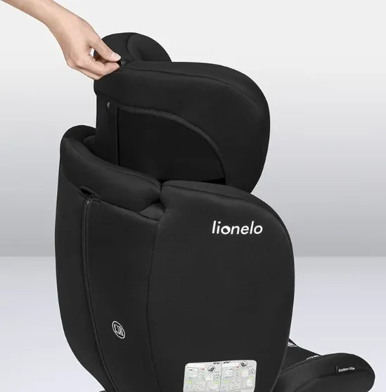 Scaun auto 40-150 cm (i-Size) Isofix Lionelo Bastiaan Black Grey, rotativ 360 Scaun auto 40-150 cm (i-Size) Isofix Lionelo Bastiaan Black Grey, rotativ 360
