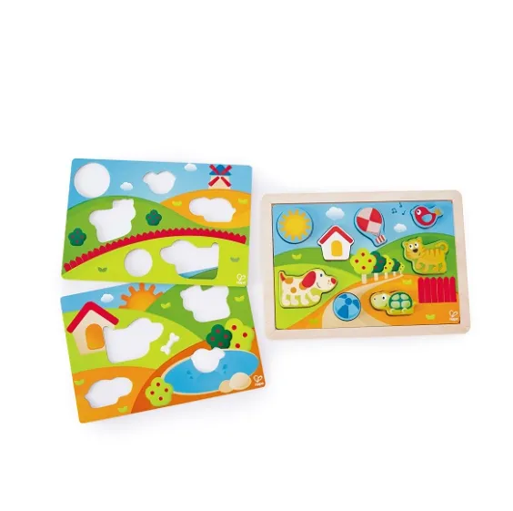 Puzzle Cîmpul însorit (3 în 1) Puzzle Cîmpul însorit (3 în 1)