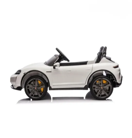 Mașină electrică GB Porsche Taycan Turbo S 24V5AH x 1.45W x 2, alb, cod 1582D Mașină electrică GB Porsche Taycan Turbo S 24V5AH x 1.45W x 2, alb, cod 1582D