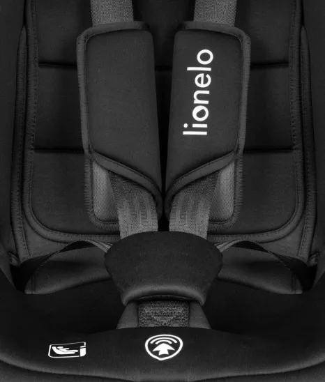 Scaun auto 40-150 cm (i-Size) Isofix Lionelo Bastiaan Black Grey, rotativ 360 Scaun auto 40-150 cm (i-Size) Isofix Lionelo Bastiaan Black Grey, rotativ 360