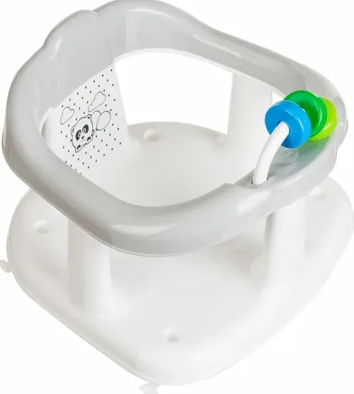 Scaun pentru cădiță Maltex Panda White/Grey cu jucarie Scaun pentru cădiță Maltex Panda White/Grey cu jucarie