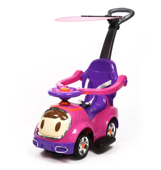 Tolocar Space cu maner, roz, cod 127691