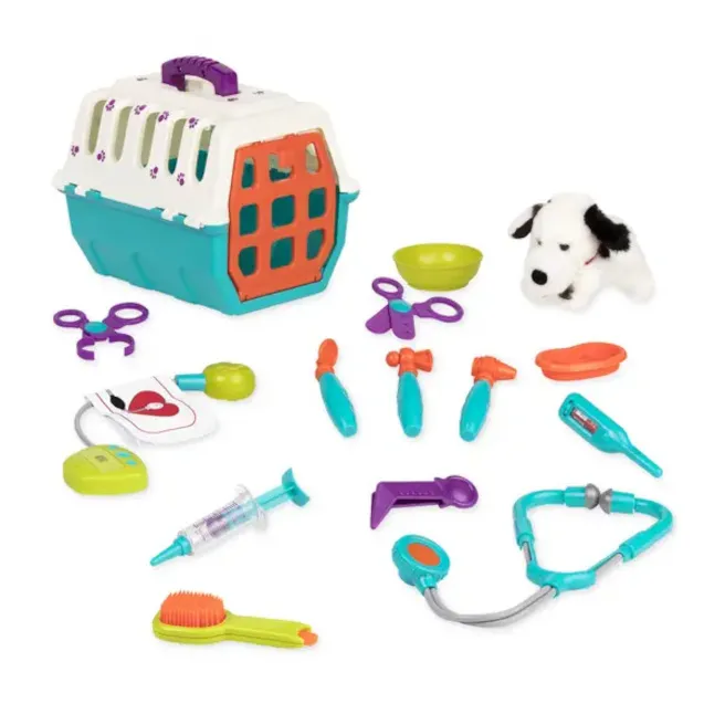 Set veterinar cu dalmatian Battat, cod 2005D Set veterinar cu dalmatian Battat, cod 2005D