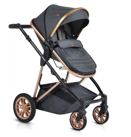 Carucior 2 in 1 transformabil Moni Midas Black
