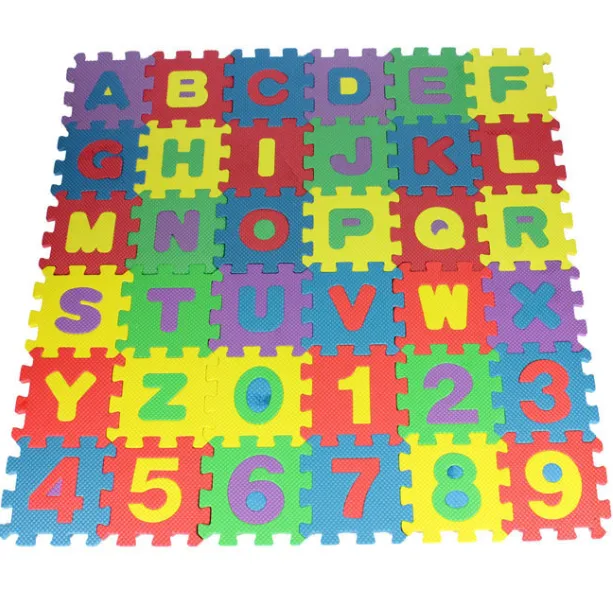 Puzzle de podea, 36 buc., „Litere”, KTPT008