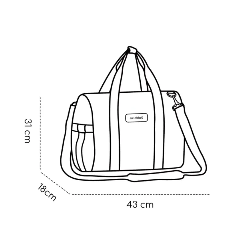 Geantă pentru mame Skiddou Inger onyx leather (2080023) Piele Neagră Geantă pentru mame Skiddou Inger onyx leather (2080023) Piele Neagră