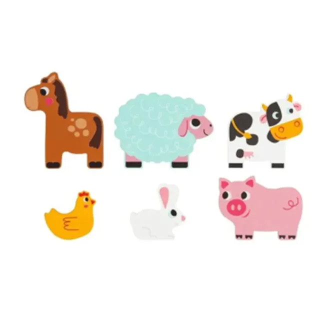 Puzzle stratificat Animalele fermei, cod 57251 Puzzle stratificat Animalele fermei, cod 57251