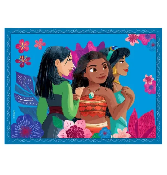 Clementoni Puzzle 4 in 1 Printesele Disney (21517) Clementoni Puzzle 4 in 1 Printesele Disney (21517)