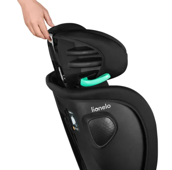 Scaun auto 76-150 cm (i-Size) Isofix Lionelo Nelly Black Carbon Scaun auto 76-150 cm (i-Size) Isofix Lionelo Nelly Black Carbon