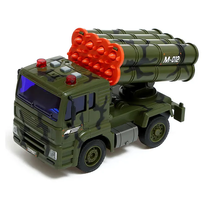 WY Camion 1:20 „Missile Launcher Truck” (lumină, sunet), verde, cod 57910 WY Camion 1:20 „Missile Launcher Truck” (lumină, sunet), verde, cod 57910