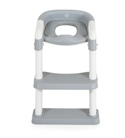 Colac pentru WC copii cu scară Moni Lifty Grey, 12 luni+ Colac pentru WC copii cu scară Moni Lifty Grey, 12 luni+