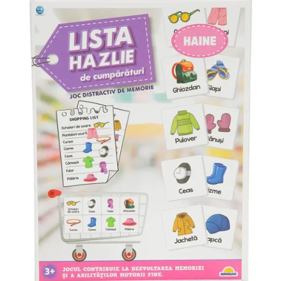 Joc de societate „Lista hazlie de cumpărături”, ro. Joc de societate „Lista hazlie de cumpărături”, ro.