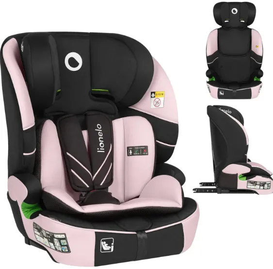 Scaun auto 76-150 cm (i-Size) Isofix Lionelo Levi Fix Pink Baby Scaun auto 76-150 cm (i-Size) Isofix Lionelo Levi Fix Pink Baby