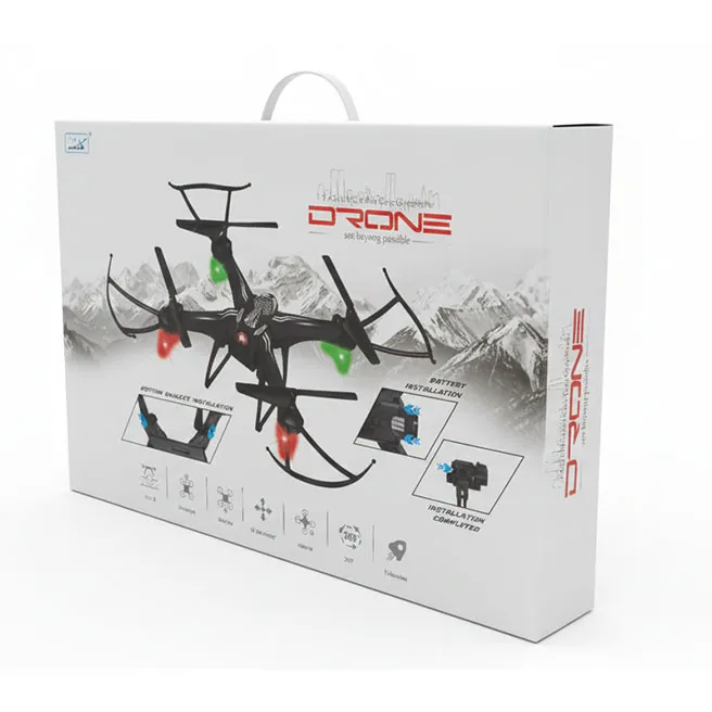 Quadcopter cu altitudine fixă, negru, cod 1265D Quadcopter cu altitudine fixă, negru, cod 1265D