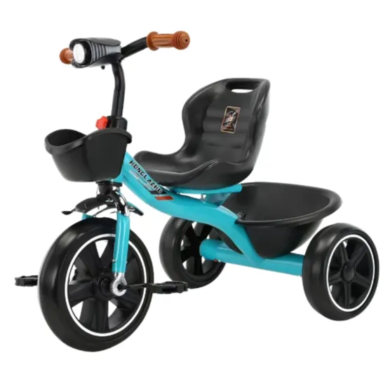 Tricicletă pentru copii cu claxon, 4 culori (42357) Tricicletă pentru copii cu claxon, 4 culori (42357)