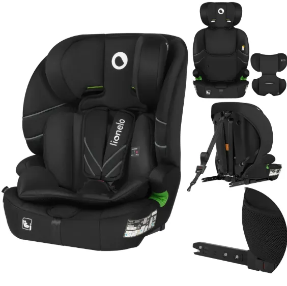 Scaun auto 76-150 cm (i-Size) Isofix Lionelo Levi Fix Black Carbon Scaun auto 76-150 cm (i-Size) Isofix Lionelo Levi Fix Black Carbon