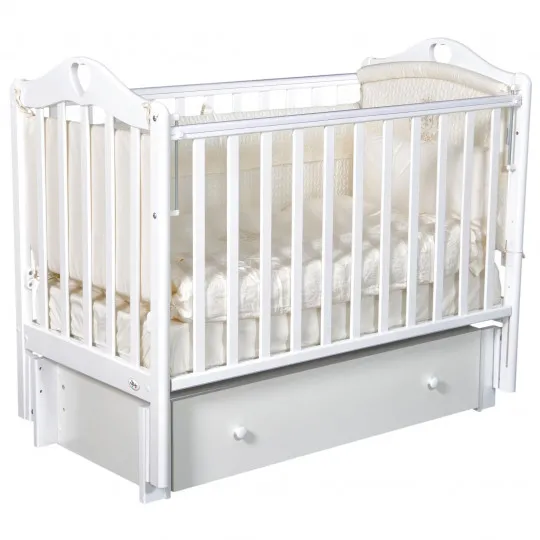 Pătuţ Oliver Bambina Premium (1043) Alb