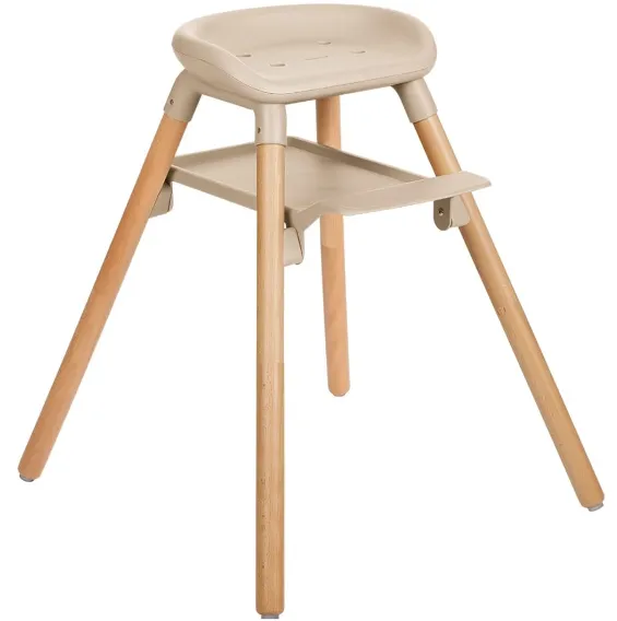 Scaun de masa 6 in 1 Kikkaboo Woody Beige Scaun de masa 6 in 1 Kikkaboo Woody Beige