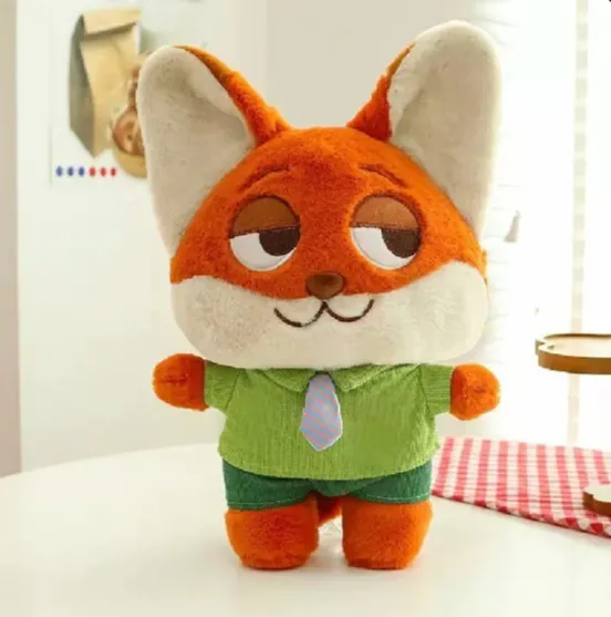 Jucărie din pluș Vulpea Nick Wilde 55cm ,cu plapumă 1×1,6m (695783)