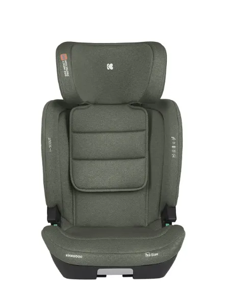 Scaun auto 100-150 cm (i-Size) Isofix Kikkaboo i-Scout Army Green Scaun auto 100-150 cm (i-Size) Isofix Kikkaboo i-Scout Army Green