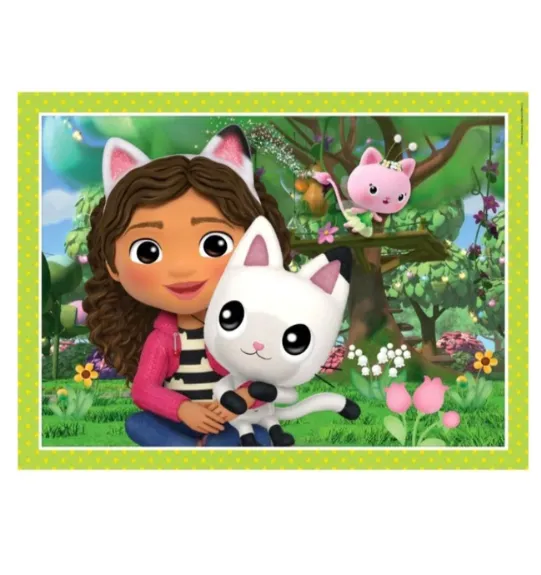 Clementoni Puzzle 4 în 1 „Casa de păpuși a lui Gabby” (21524) Clementoni Puzzle 4 în 1 „Casa de păpuși a lui Gabby” (21524)