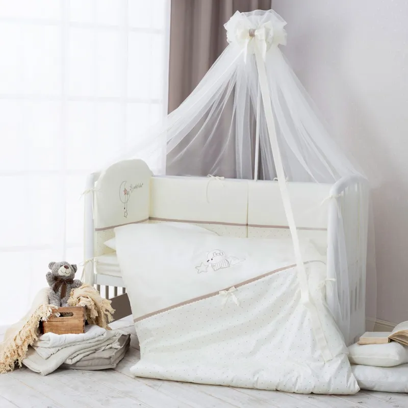 Lenjerie de pat pentru copii Perina Le petit bebe (PB6-01.5) Maro
