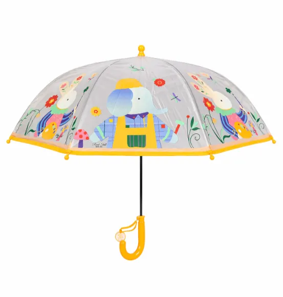 Umbrelă pentru copii cu iepurași și elefanți, cod 2519D