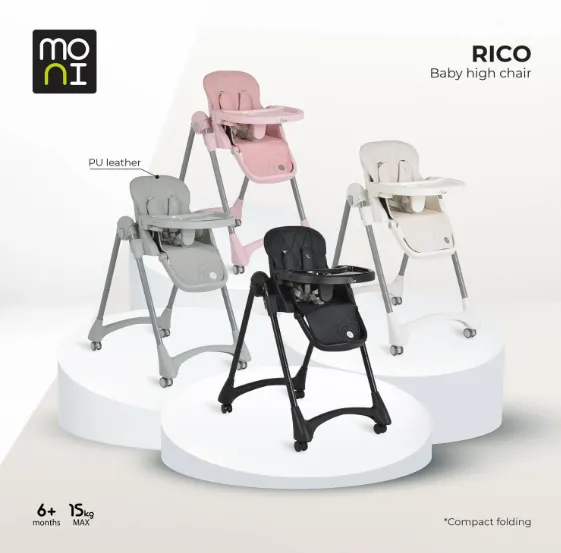 Scaun de masă Moni Rico Black Scaun de masă Moni Rico Black