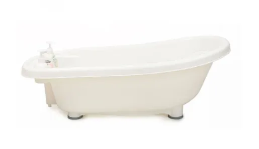 Cădiță cu suport și termometru Moni Bubble Pink, 95 cm Cădiță cu suport și termometru Moni Bubble Pink, 95 cm