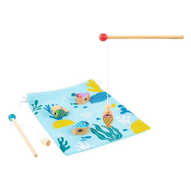 Set multifuncțional pentru pescuit din lemn, cod 57388 Set multifuncțional pentru pescuit din lemn, cod 57388