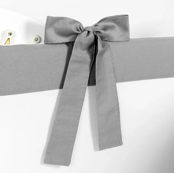 Lenjerie de patut 8 piese PM Satin Urs Gri Lenjerie de patut 8 piese PM Satin Urs Gri