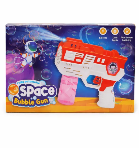 Pistol pentru baloane de săpun, roșu, cod 10081b