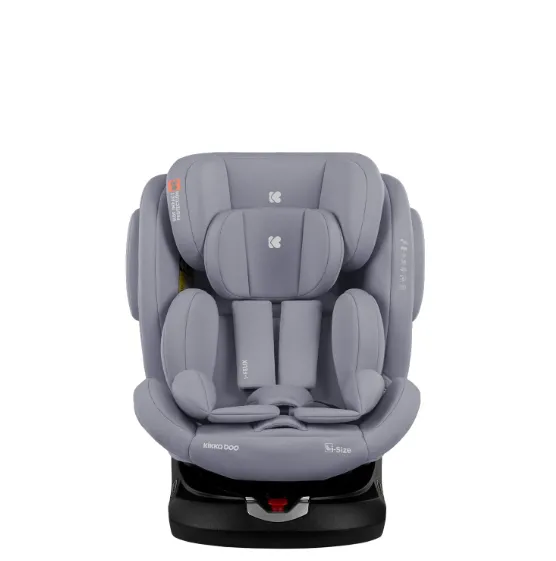 Scaun auto 40-150 cm (i-Size) Isofix Kikkaboo i-Felix Light Grey, rotativ 360 Scaun auto 40-150 cm (i-Size) Isofix Kikkaboo i-Felix Light Grey, rotativ 360