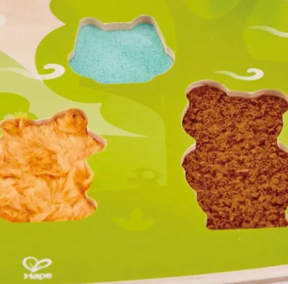 Puzzle tactil „Animale din pădure” Puzzle tactil „Animale din pădure”