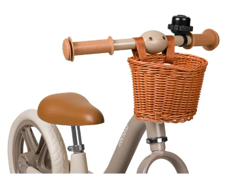 Bicicleta fara pedale Lionelo Alex Plus Beige Sand Bicicleta fara pedale Lionelo Alex Plus Beige Sand