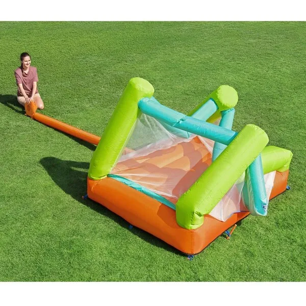 Bestway Trambulină gonflabilă pentru copii „Jump Pump” 194x175x170 cm, cu pompă electrică Bestway Trambulină gonflabilă pentru copii „Jump Pump” 194x175x170 cm, cu pompă electrică