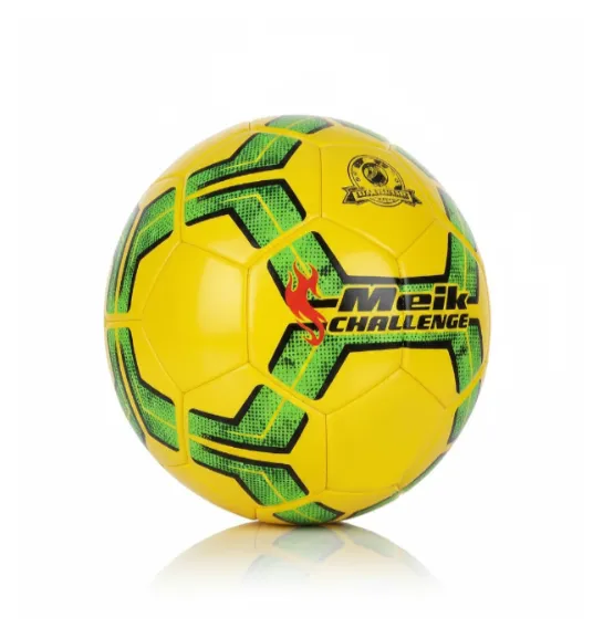 Minge de fotbal Size 5 Machine-Stitched galben-verde, cod 2155D
