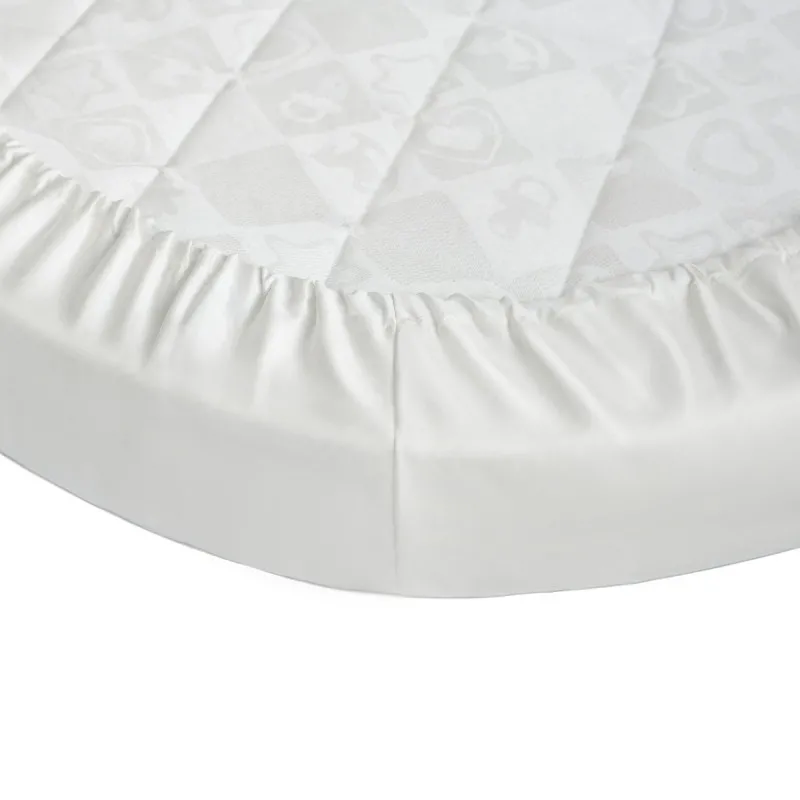 Cearșaf de pat pe bandă elastică Perina (PRO-125x75.2) Alb
