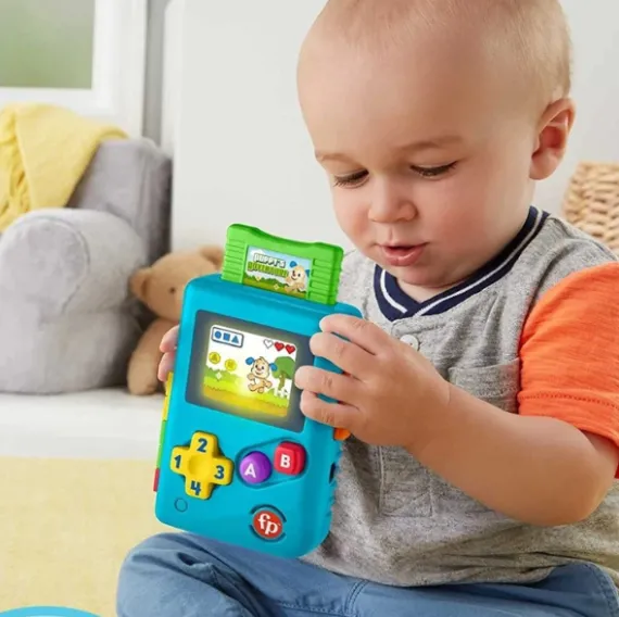 Consolă interactivă de joc în limba română de la Fisher-Price Consolă interactivă de joc în limba română de la Fisher-Price