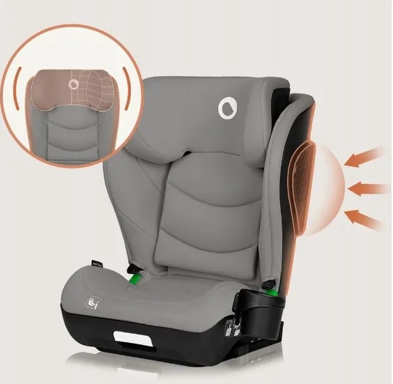 Scaun auto 100-150 cm (i-Size) Isofix Lionelo Neal Grey Concrete Scaun auto 100-150 cm (i-Size) Isofix Lionelo Neal Grey Concrete