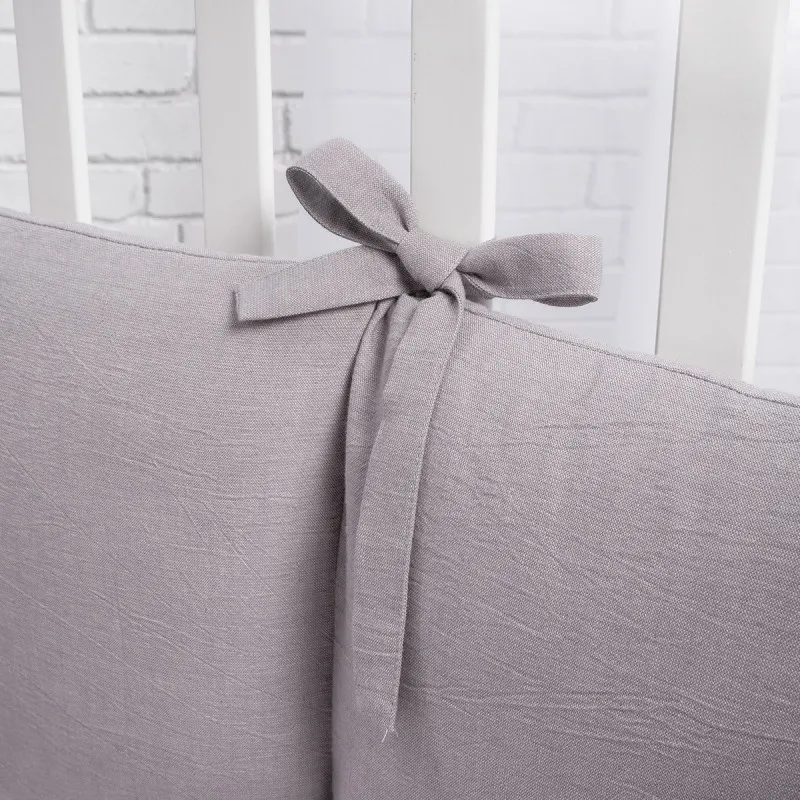 Protecție pentru patuț Perina Soft Cotton (CK1/4-05.6) Gri-violet Protecție pentru patuț Perina Soft Cotton (CK1/4-05.6) Gri-violet