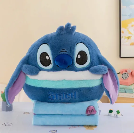 Jucărie din pluș Stitch 45cm ,cu plapumă 1×1.6m (694785)