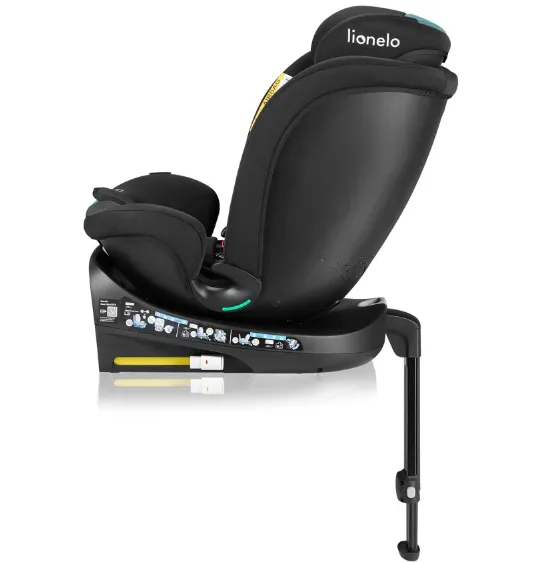 Scaun auto 40-150 cm (i-Size) Isofix Lionelo Navy Black Turquoise, rotativ 360 Scaun auto 40-150 cm (i-Size) Isofix Lionelo Navy Black Turquoise, rotativ 360