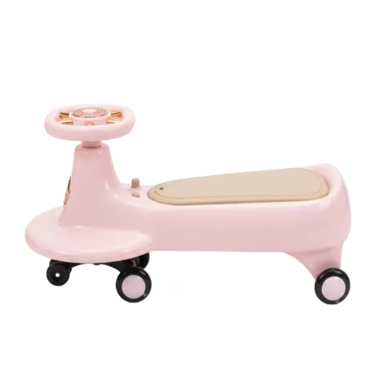 Tolocar 4 roți cu volan, roz, cod 10013b