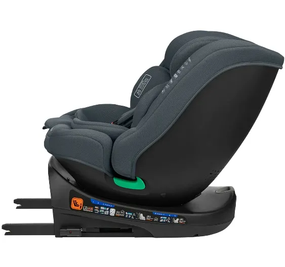 Scaun auto 40-150 cm (i-Size) Isofix KikkaBoo i-Round Dark Grey, rotativ 360 Scaun auto 40-150 cm (i-Size) Isofix KikkaBoo i-Round Dark Grey, rotativ 360