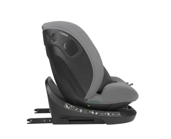 Scaun auto 40-150 cm (i-Size) Isofix Kikkaboo i-Hike Light Grey, rotativ 360 Scaun auto 40-150 cm (i-Size) Isofix Kikkaboo i-Hike Light Grey, rotativ 360